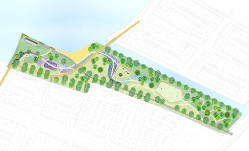 The final design 'Gouwpark' in Weespersluis is under construction!